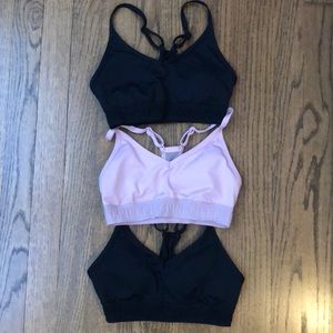 PINK SPORTS BRAS